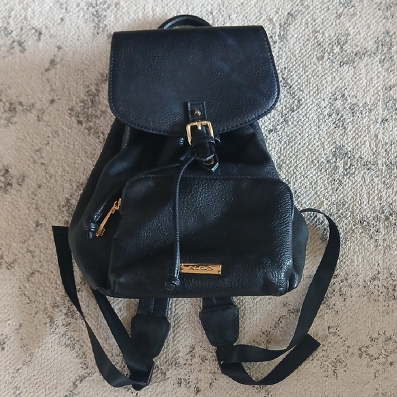ALDO Black Backpack - Picture 1 of 8